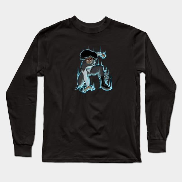 Monica Rambeau is here Long Sleeve T-Shirt by elliotcomicart